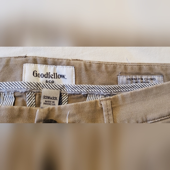 GoodFellow & Co Men's Hennepin Chino Pants Size 32x32 - Picture 3 of 3